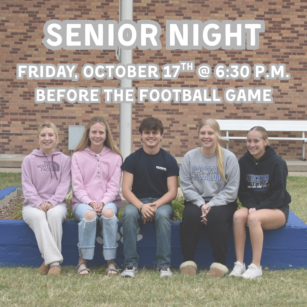 Senior Night is this Friday @ 6:30 p.m. at the football field!