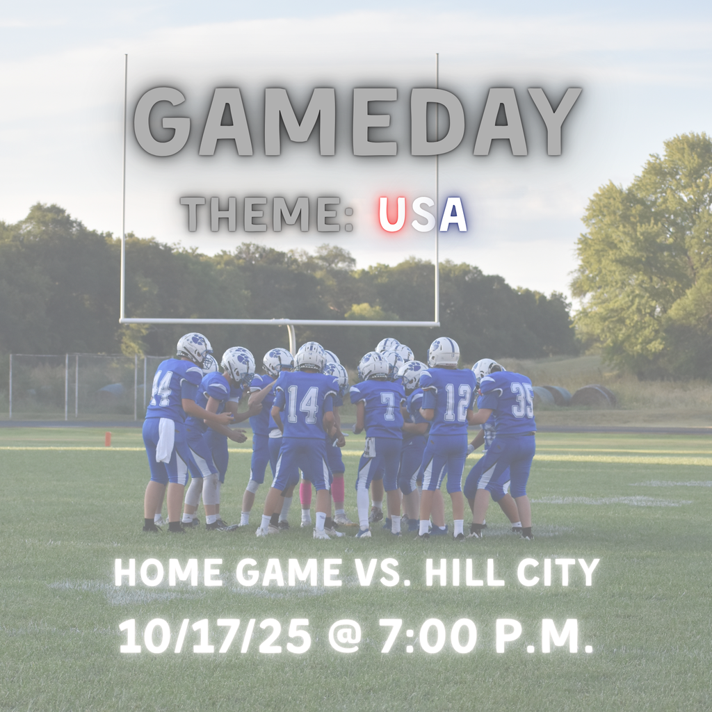 HOME HS Football tonight at 7:00 p.m. Senior Night will start at 6:30 p.m. Good luck, boys!
