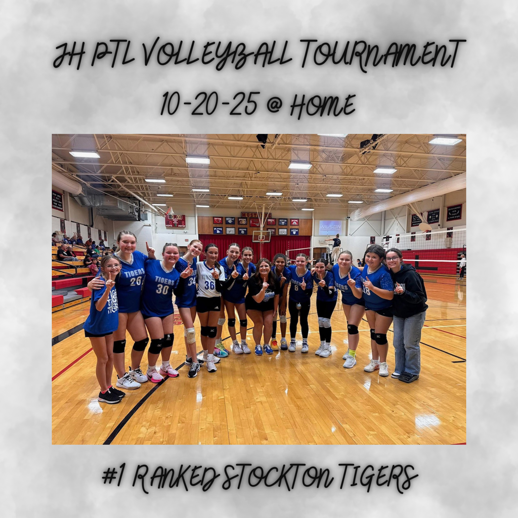 Our #1-ranked JH volleyball team will be hosting the top 8 seeds for the PTL league tournament on Monday, October 20th! Good luck, girls!