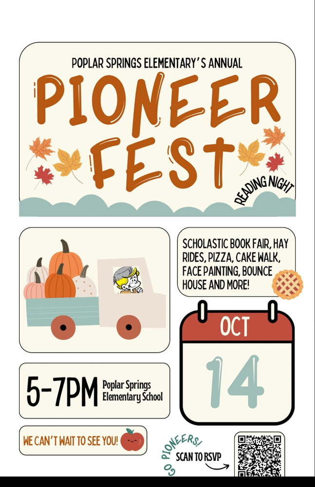 PioneerFest Poplar Springs Elementary