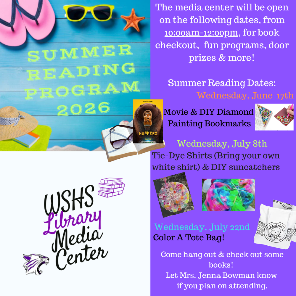 Summer Reading Announcement