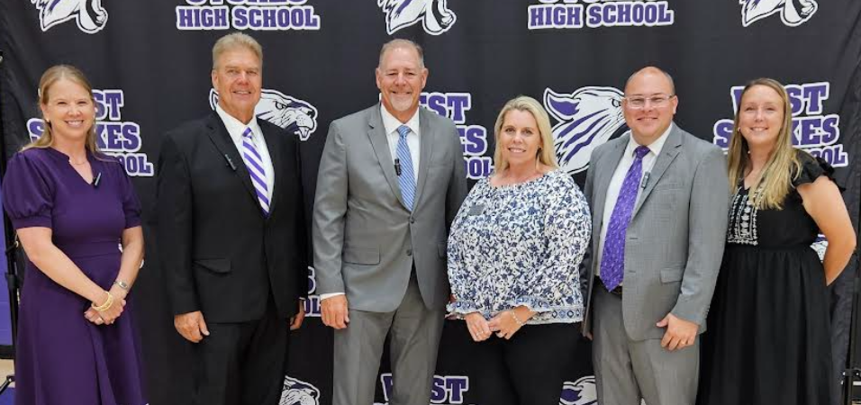 Dr. T-H with School board 