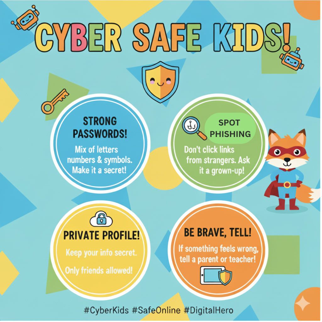 Cyber Safe Kids Tips
