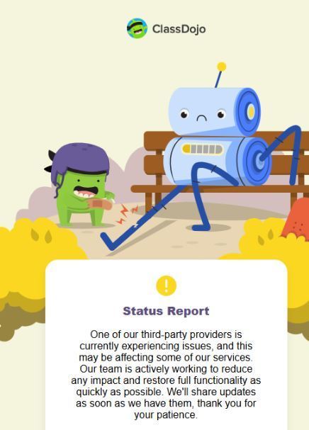 Class Dojo Error