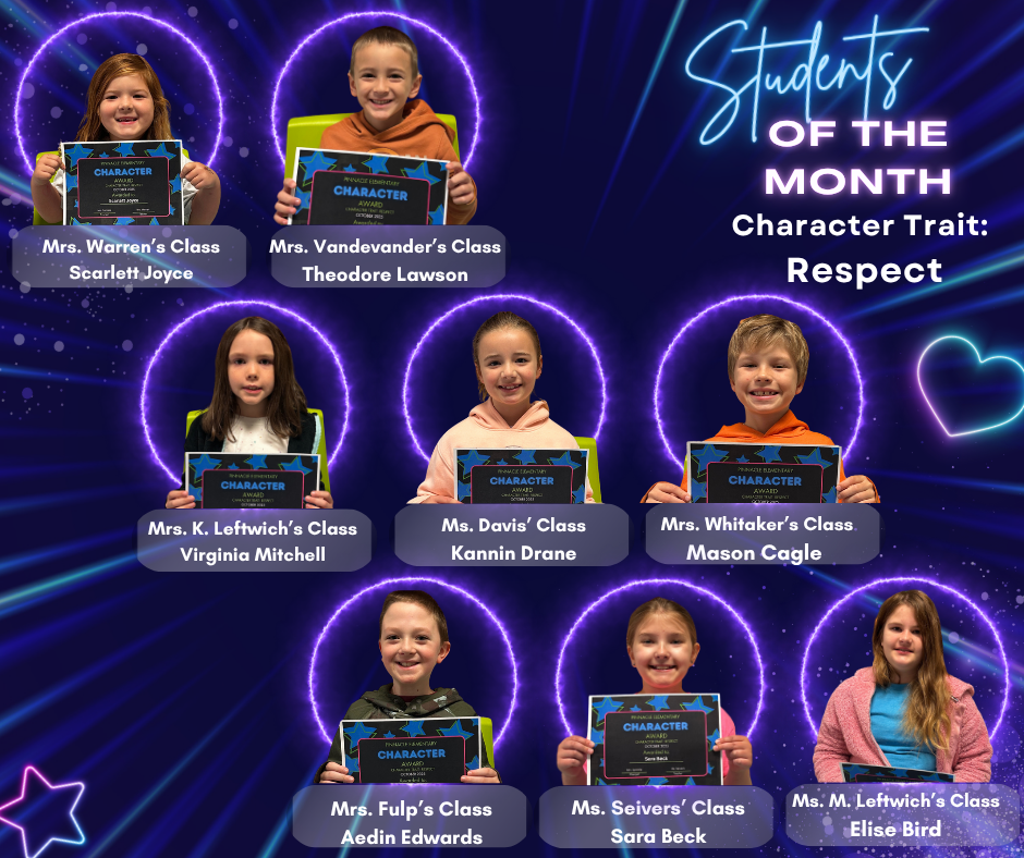 Students of the Month October