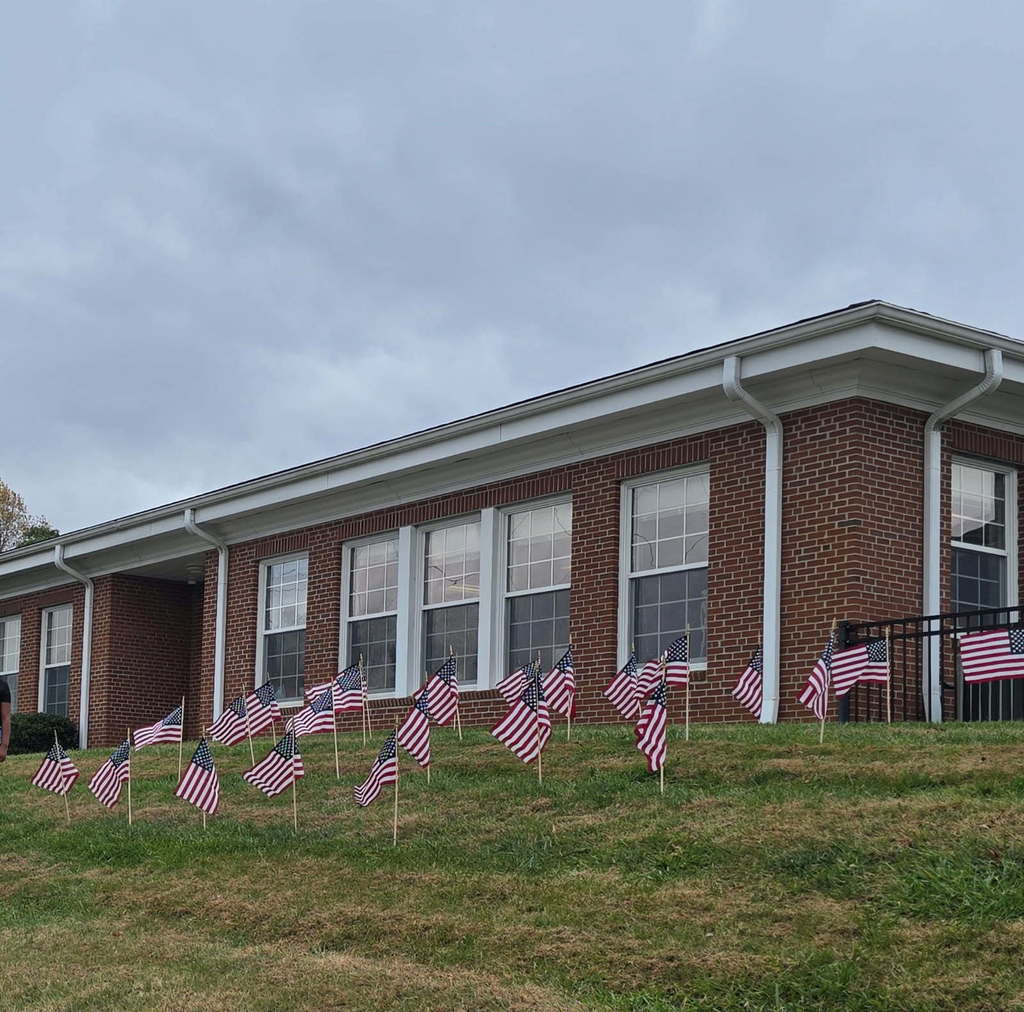 Field of Flags in front of NRES