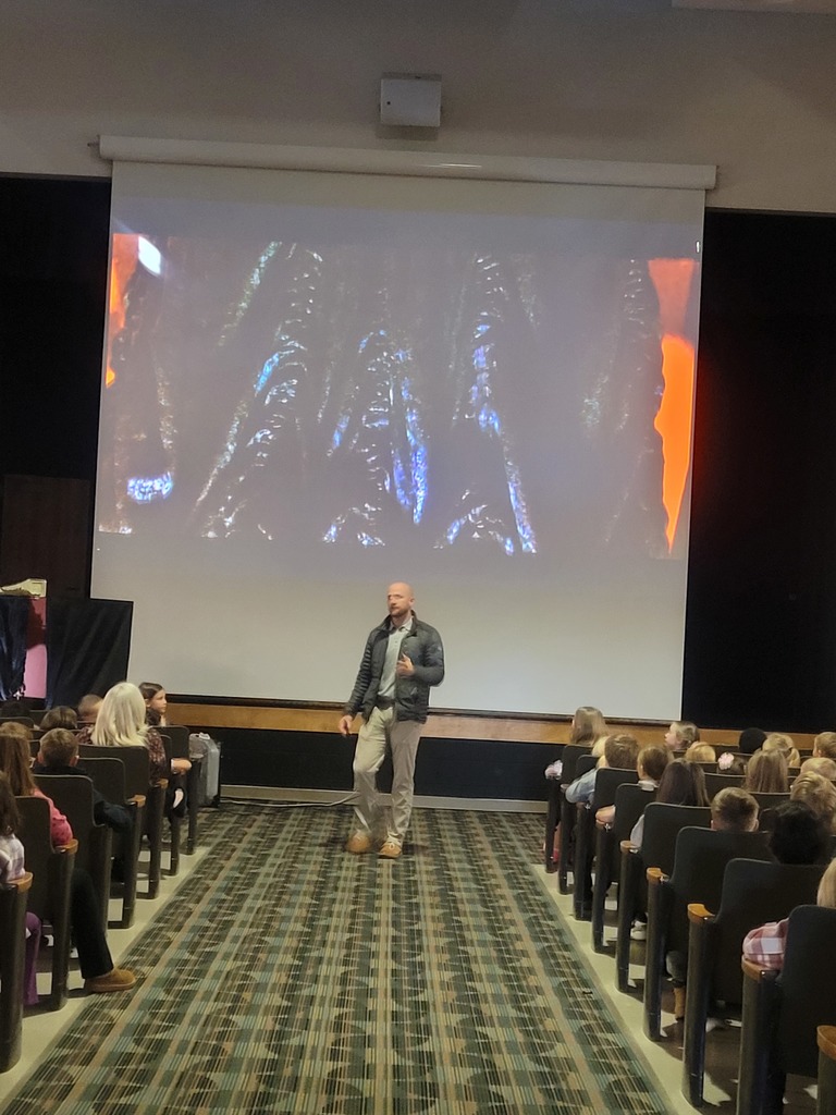 Mr. Richardson introducing the program