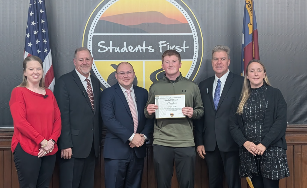 BOE members with Sawyer Slate