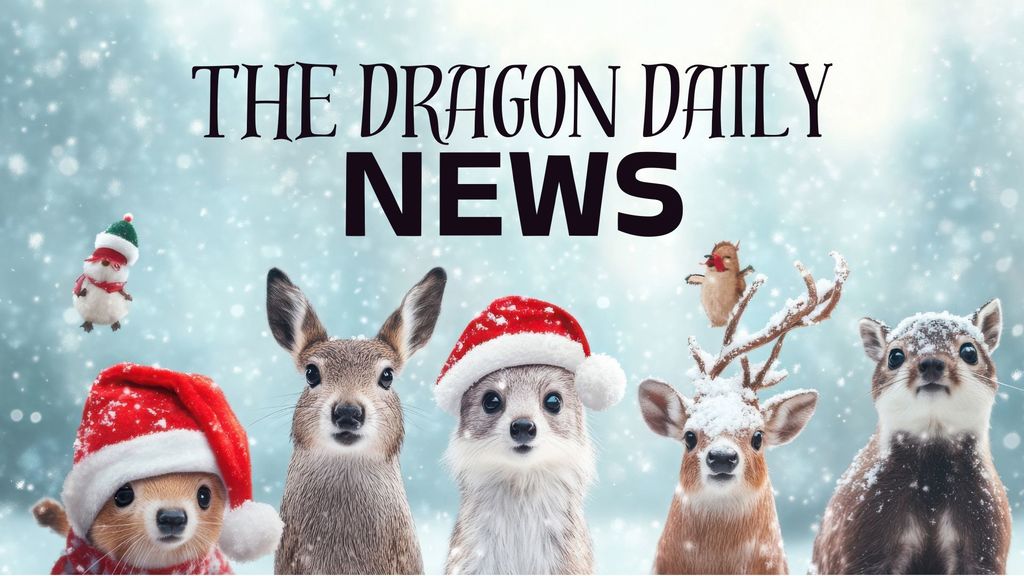 Dragon Daily News Christmas Logo