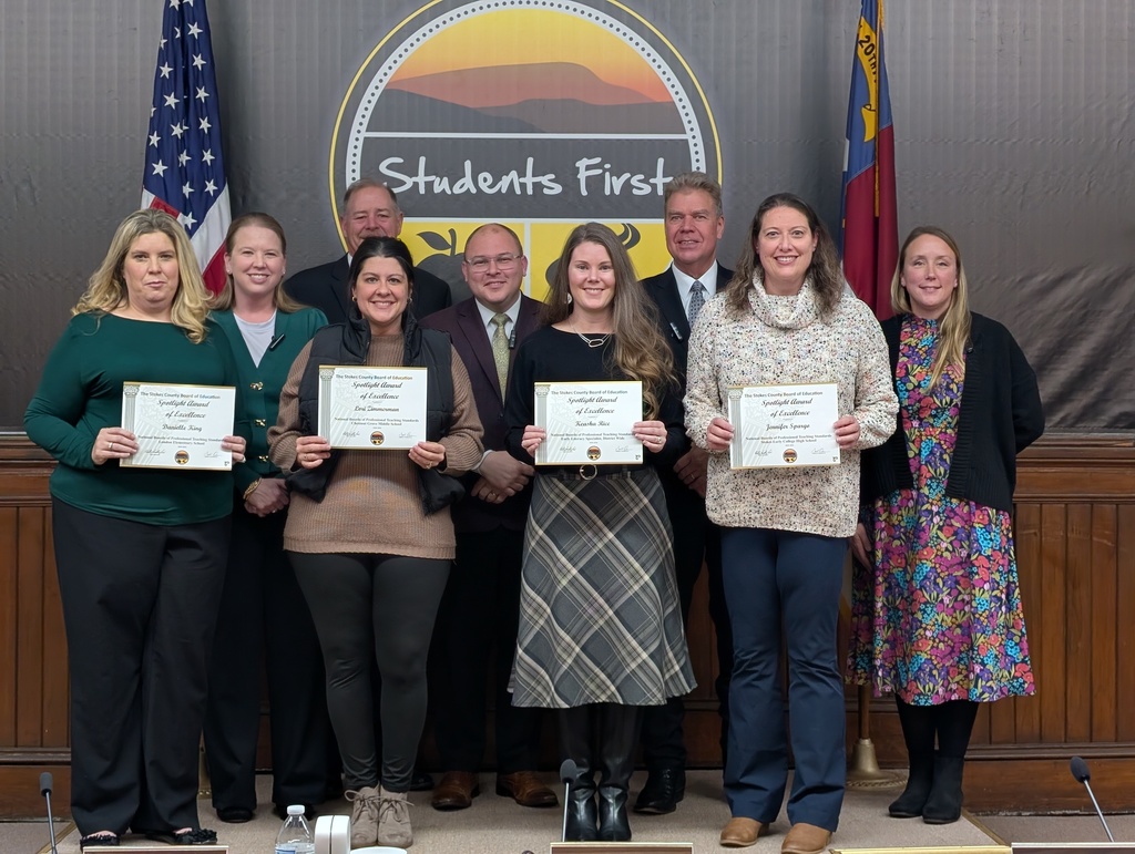 National Board Teachers with School Board members