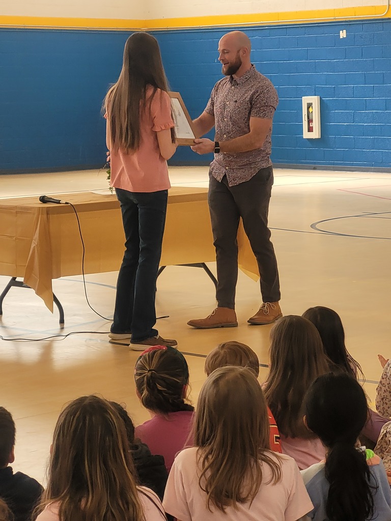 Mrs. Vickers receives TOY Certificate