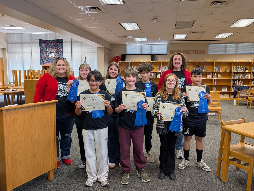 1st place Battle of the Books KES 