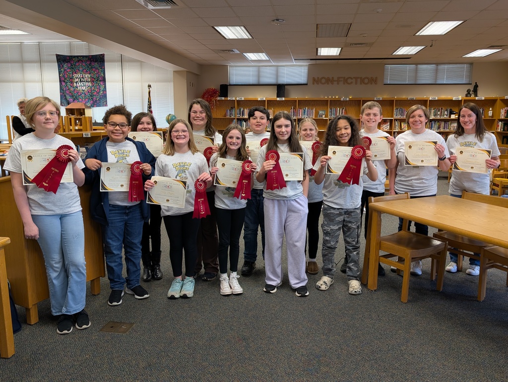 2nd  place Battle of the Books PSES