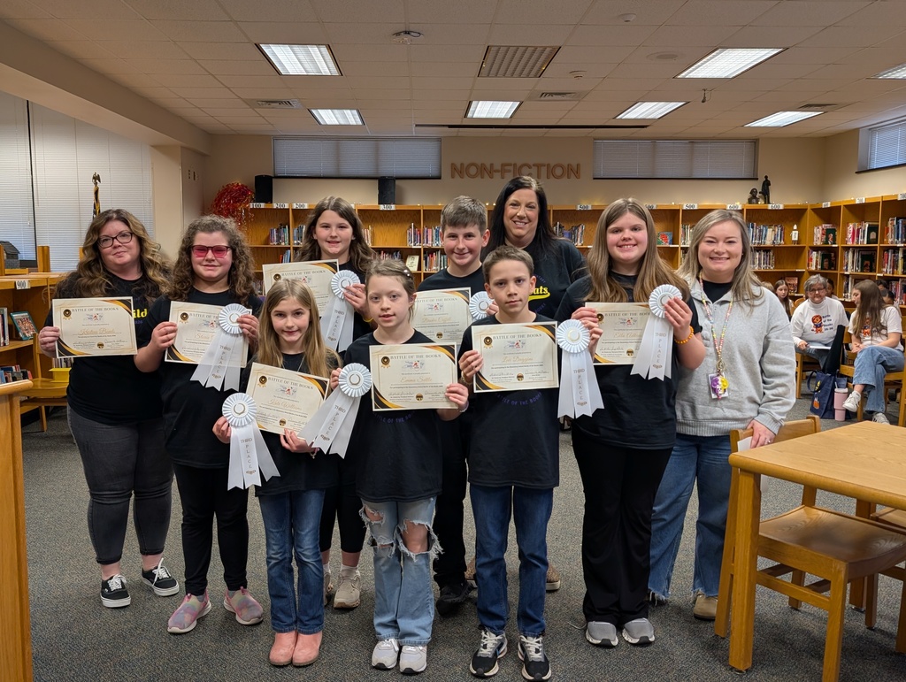 Battle of the books team - Walnut Cove Elementary 3rd place