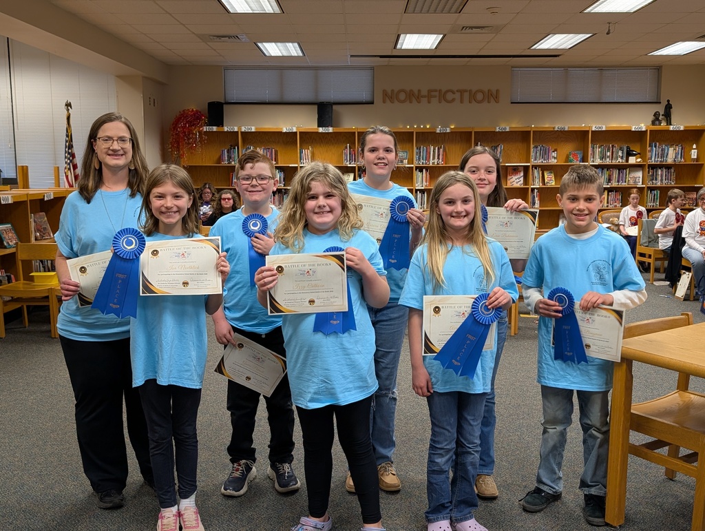 Battle of the books team - Nancy Reynolds Elementary 1st place 
