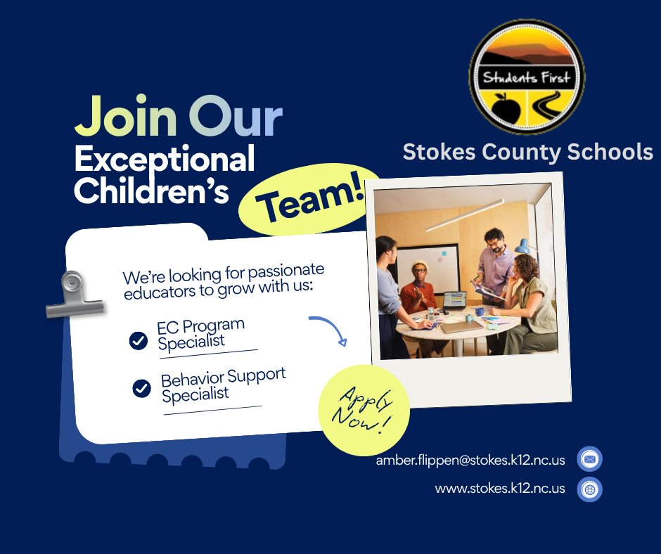 Exceptional children vacancy announcement 