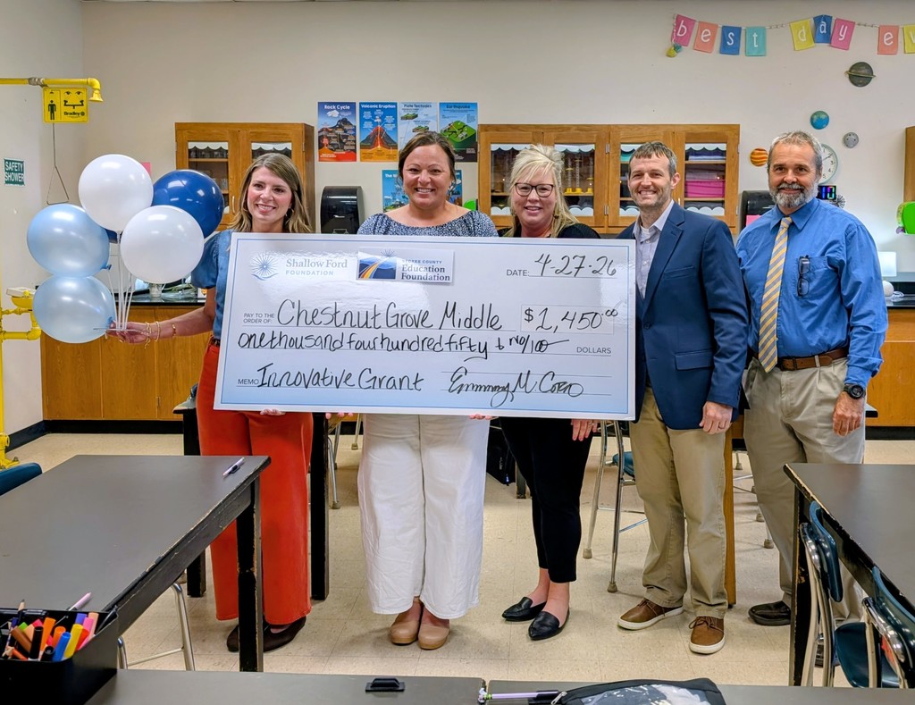Stokes County Education Foundation grant recipient 