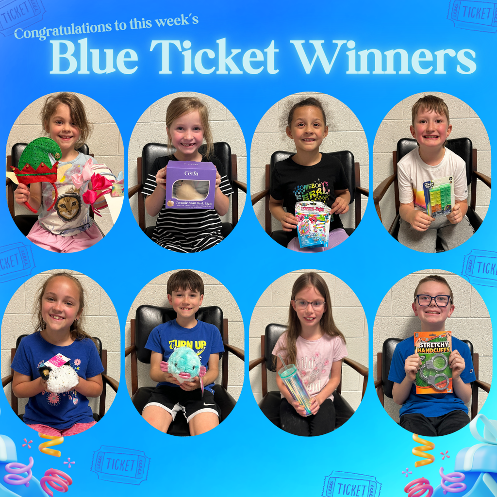 Blue Ticket Winners