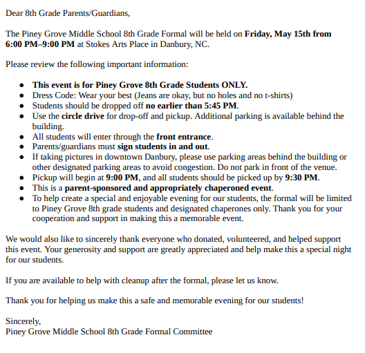 Formal Information