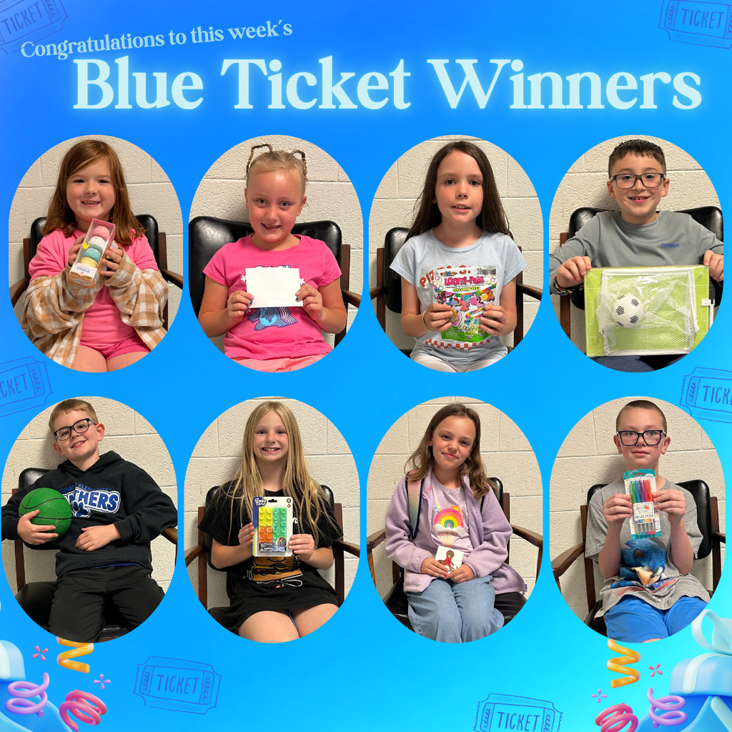 Blue Ticket Winners