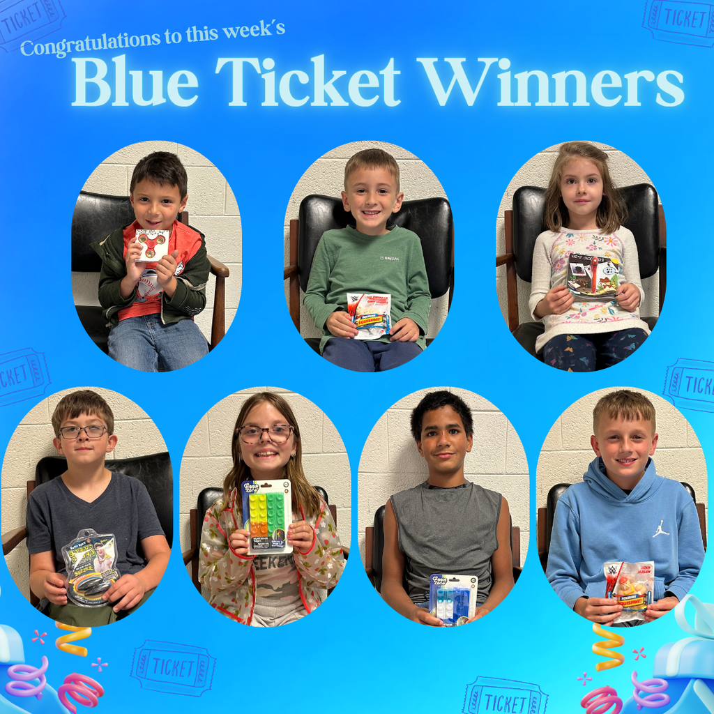 Blue Ticket Winners