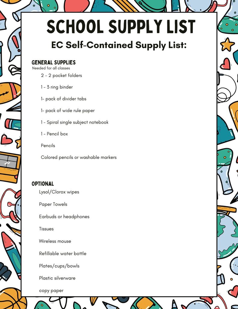 Supply Lists