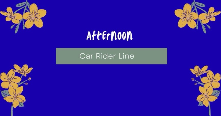 afternoon car riders 