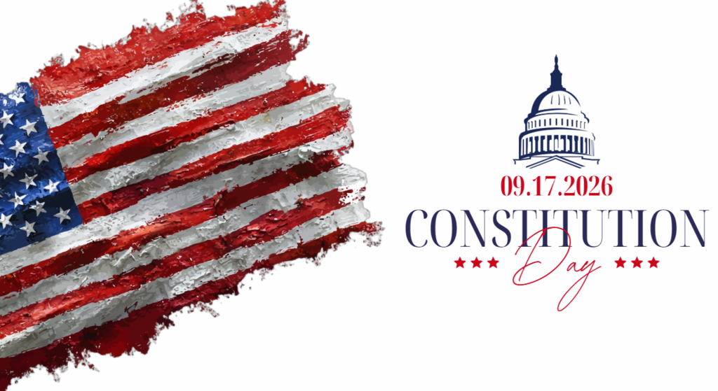 Red White and Blue Patriotic Constitution Celebration 9.17.2026