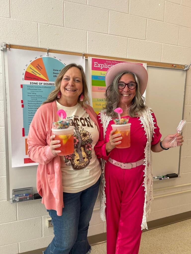Mrs. Rasey and Mrs. Mercer