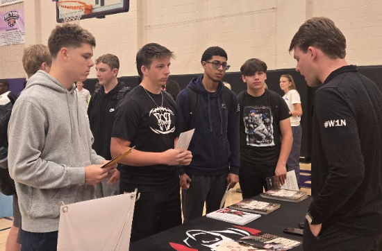 Students at the College Fair