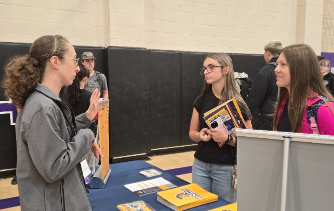 Students at the College Fair
