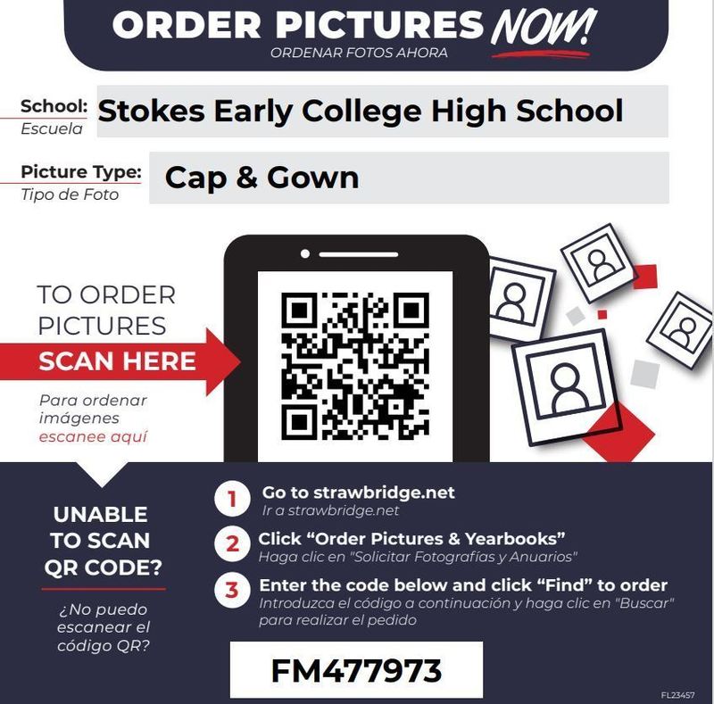 Cap & Gown Pic Order Form