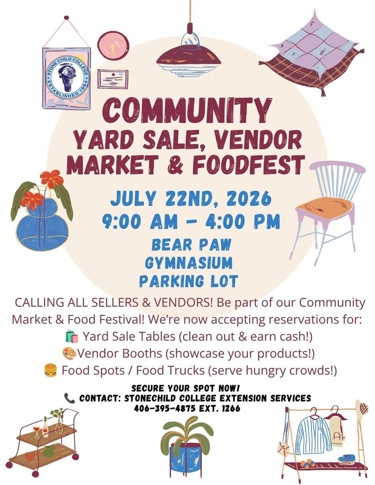 Yard Sale and Vendor Flyer