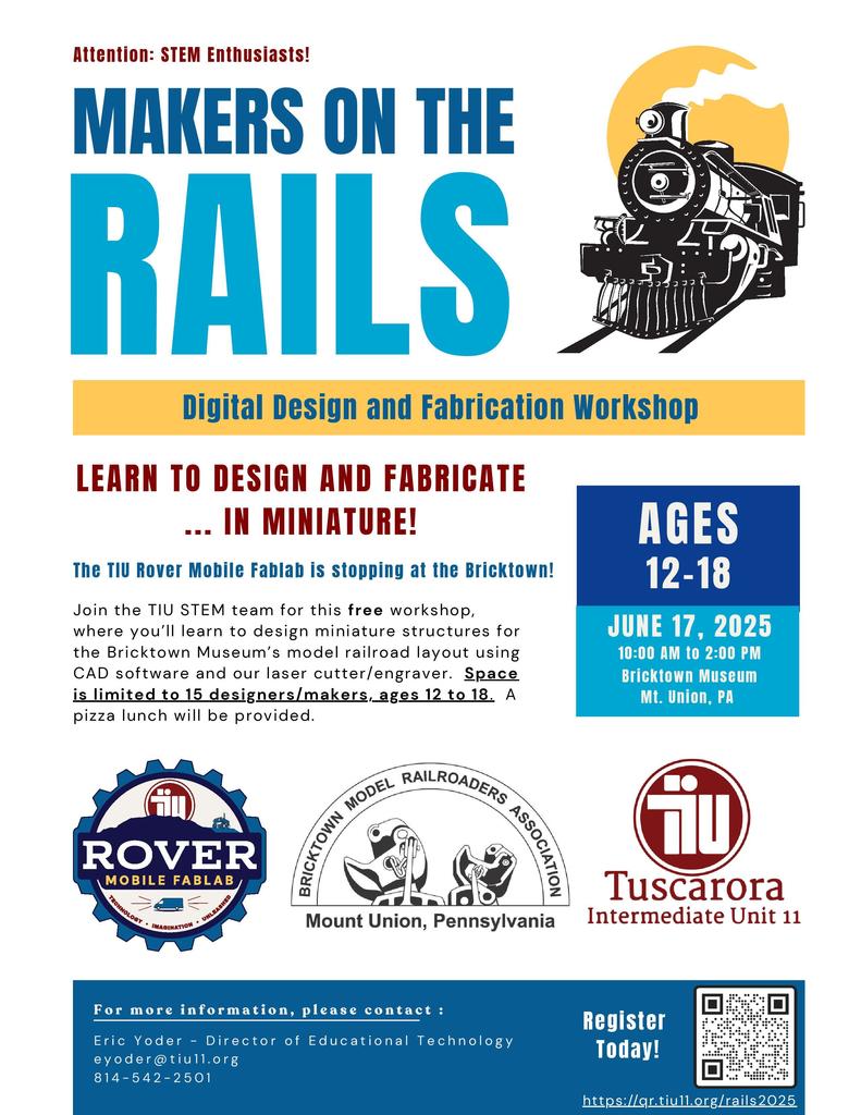 Makers on the Rails Flyer