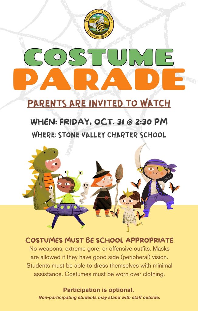 Costume Parade Flyer