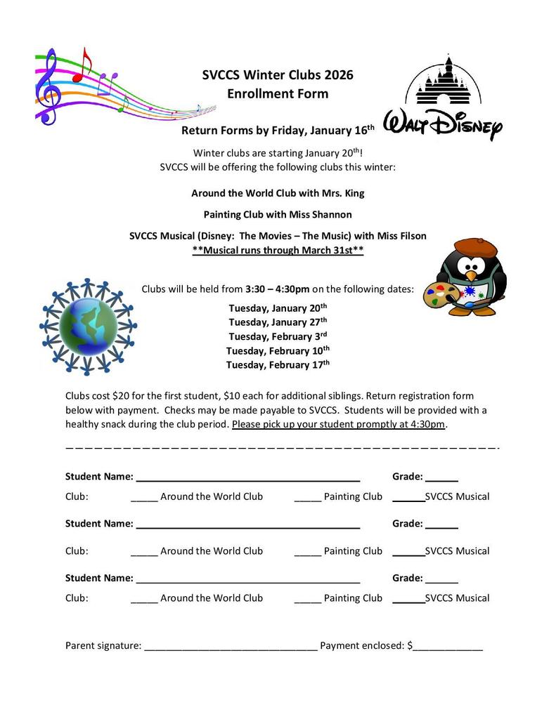 Club Enrollment Form