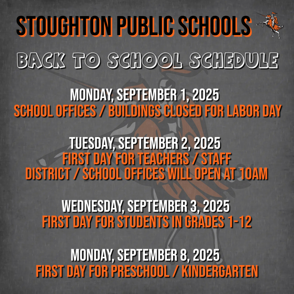 Back to School Schedule