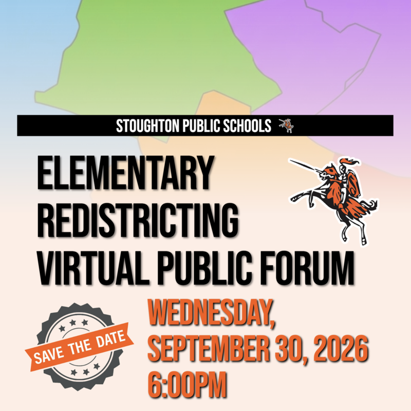 Elementary Redistricting forum on 9-30-26