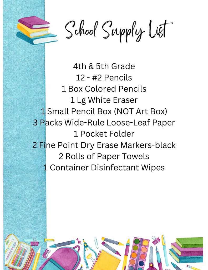Supply List