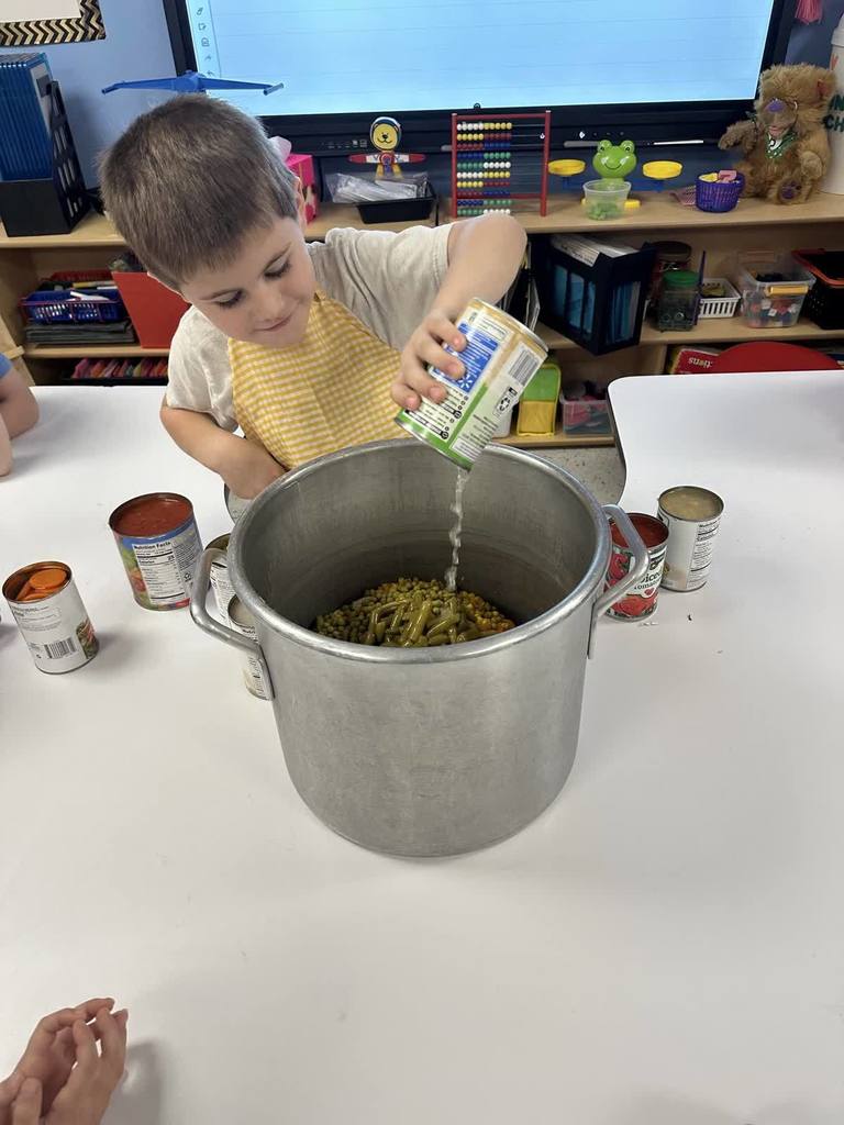 adding food to stone soup
