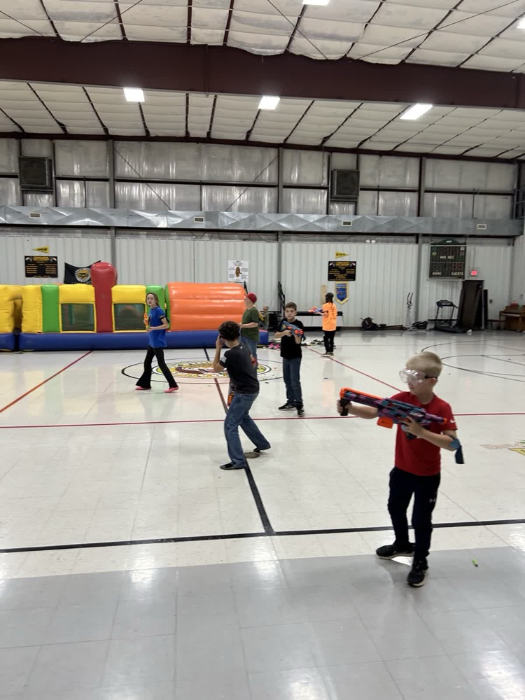nerf fun in gym 