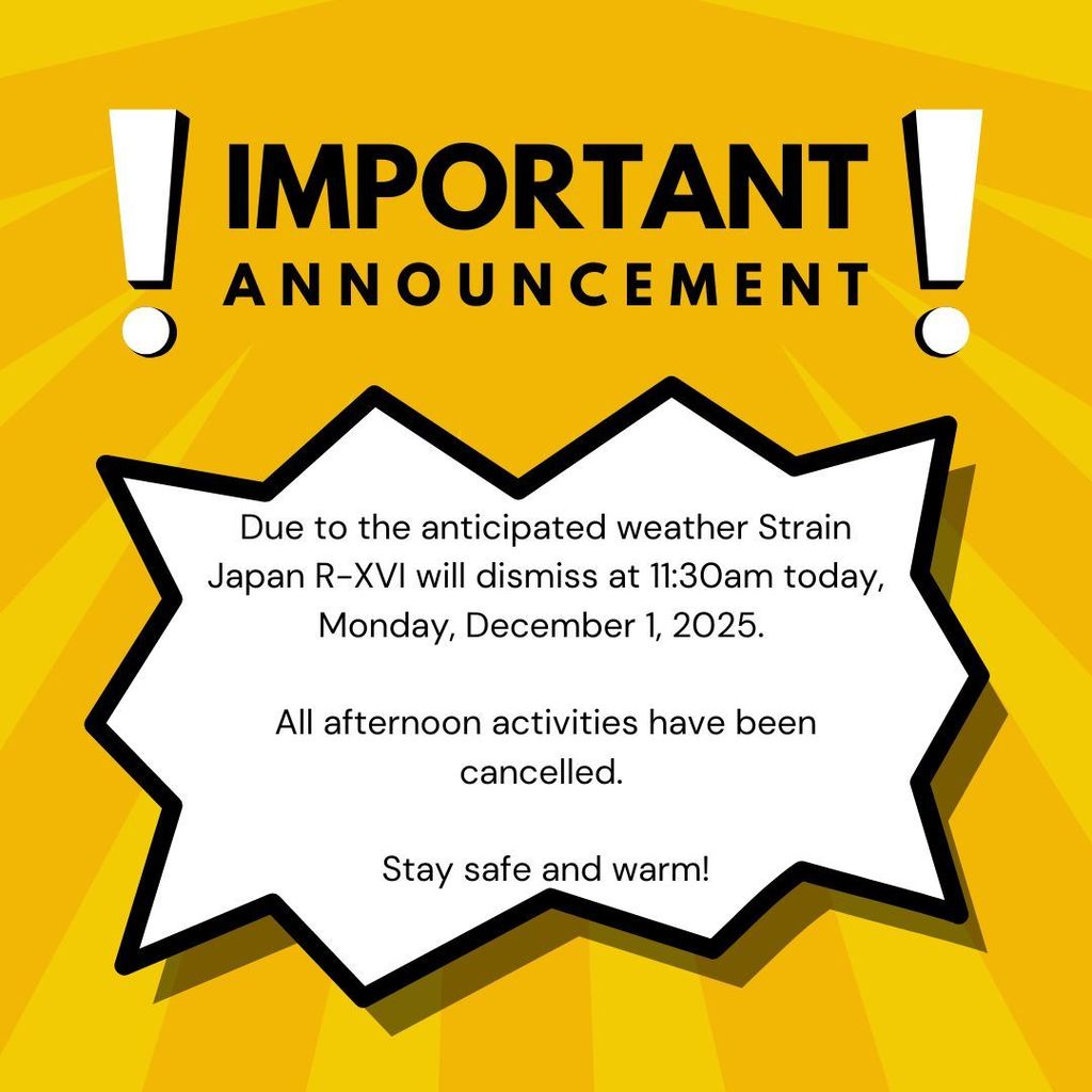 Early Dismissal 12/1/2025