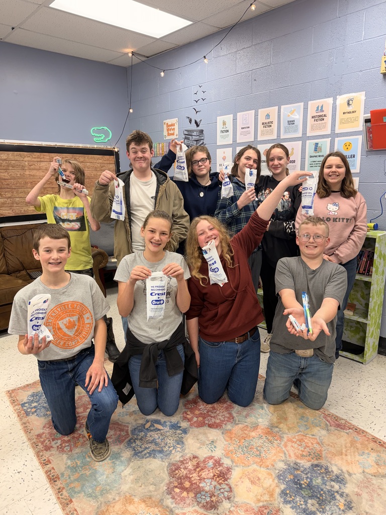 7th Grade with Dental Supplies