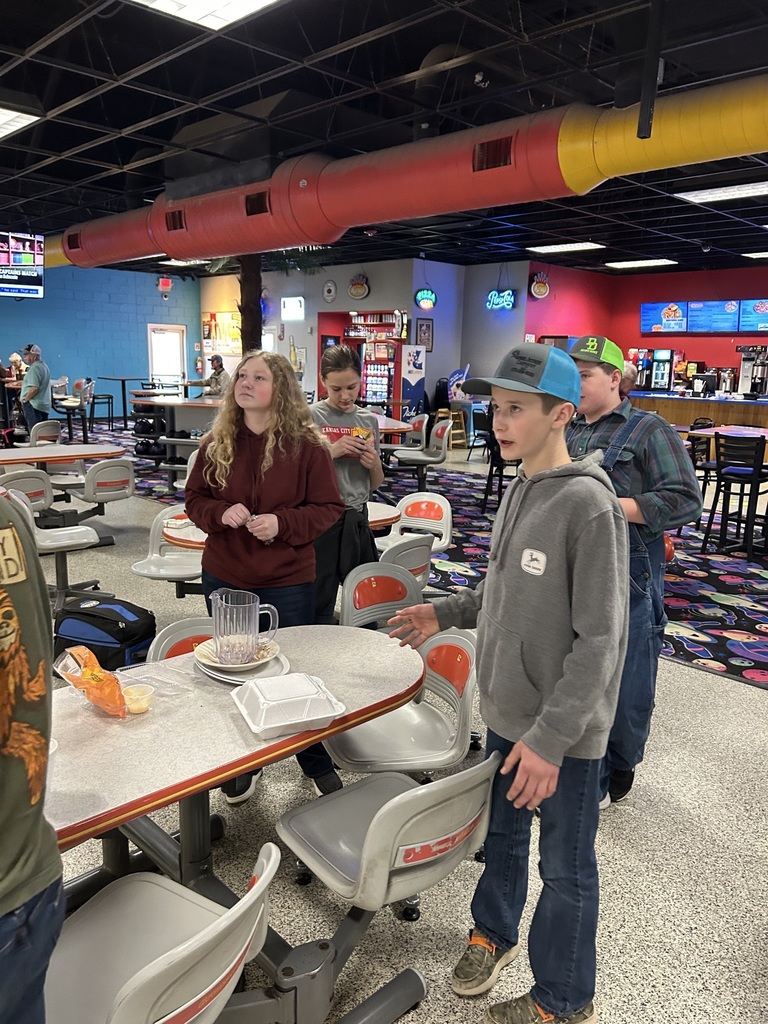 middle school students bowling