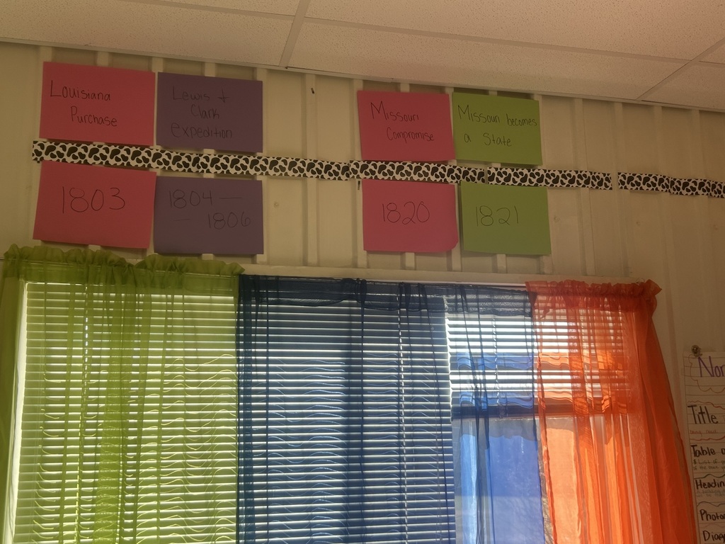 Missouri history with 2nd and 3rd grade 