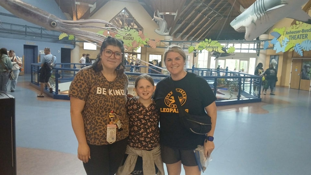 Ms. Conaway and Ms. Block with a student