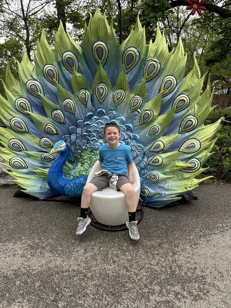 kindergartner at zoo (Cooper)