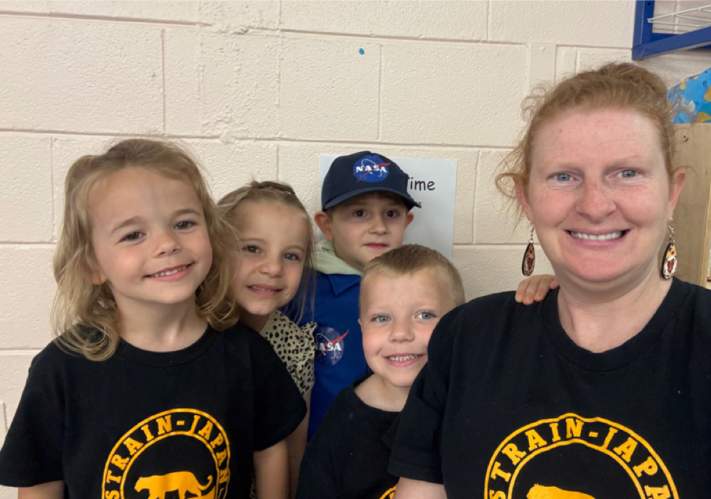 prek spirit week with Mrs. Mattingly