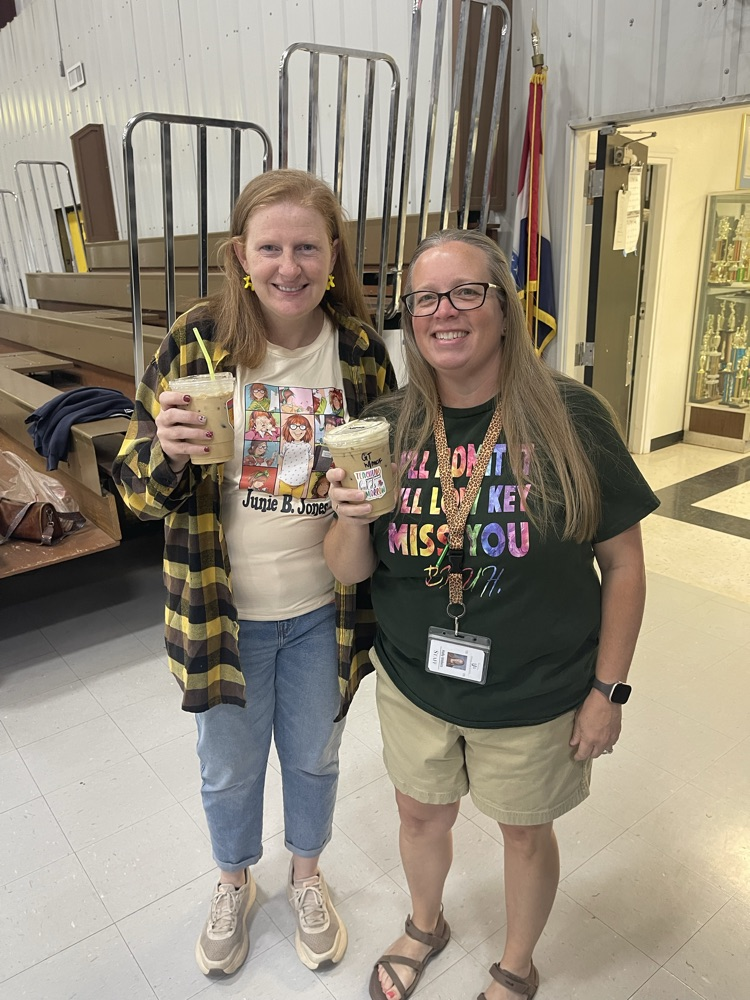 teachers enjoying coffee