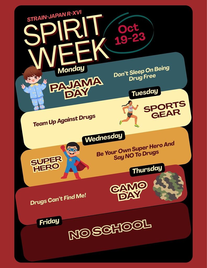 Red Ribbon Week Spirit Week